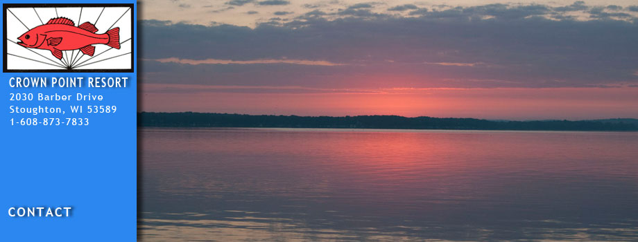 Cottage #3 at Crown Point Resort in Stoughton, Wisconsin