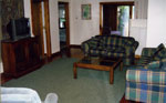 Livingroom Cottage #4 at Crown Point Resort in Stoughton, Wisconsin Lake Kegonsa