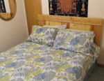 Bedroom 1  Cottage #5 at Crown Point Resort in Stoughton, Wisconsin Lake Kegonsa